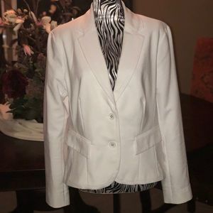 🌸White 7th Avenue Design Studio Blazer